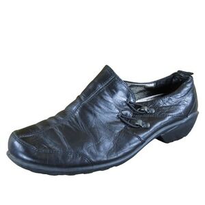 ROMIKA Women's Clog Black Leather Sz 38 Medium Used 2025